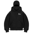 thumbnail image 1 of MHFRRA Sudadera con Capucha para Uso Diario Cómodo, Ideal para Usar En Capas, Diseño Elegante, Material Suave, Informal y Funcional Negro, 1 of 3