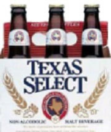 Texas Pride Select Non-Alcoholic Beer, 6 pack, 12 fl oz