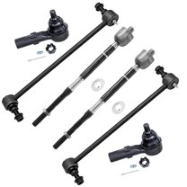 Detroit Axle - 6pc Front Suspension Kit for 2011-2017 Honda Odyssey 2 Sway Bar End Links 4 Inner and Outer Tie Rod End Links 2012 2013 2014 2015 2016 Replacement