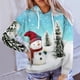 thumbnail image 3 of Suéter de cuello redondo con estampado 3D de manga larga para hombres y mujeres Suéter con capucha informal con elementos navideños Pompotops  FGAJ18375, 3 of 7