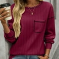 thumbnail image 2 of SNKSDGM Noir Chandail Court à Manches Longues Col Roulé T-Shirts à Manches Longues pour Femmes Ample Chandail à Manches Longues Décontracté Uni à Col Rond Tricoté Ample Chandail à Enfiler Haut m, 2 of 4