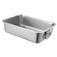 thumbnail image 3 of Bandeja de arena portátil de acero inoxidable para gatos, camiseta con caja abierta, resistente a los arañazos, resistente, multiusos, inodoro para 4cmx3cmx1cm, 3 of 9