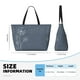 thumbnail image 4 of Fotbe White Dandelion Bolsa de Viaje para Playa - Resistente al Agua, Bolsa Tote de Gran Capacidad y Ligera con 7 Bolsillos para Mujeres y Hombres, 4 of 7