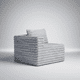 thumbnail image 2 of Sillón en Caja Modular Esquinero Gris, 2 of 6
