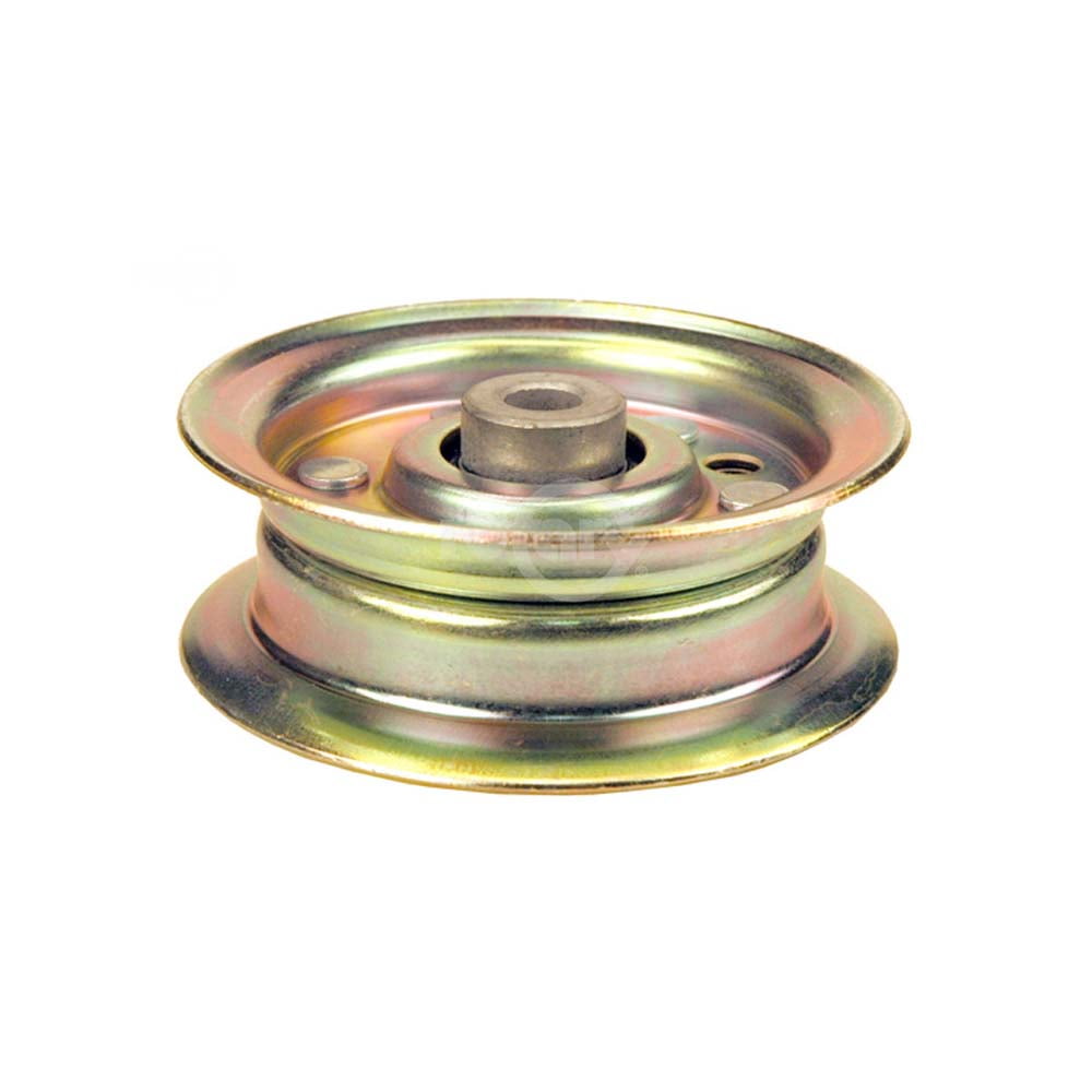 Flat Idler Pulley replaces John Deere AM135773. Fits John Deere X
