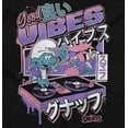 thumbnail image 2 of The Smurfs Cool Kanji DJ Comic Panels Crewneck T Shirts Boy Girl Teen Brisco Brands X, 2 of 6