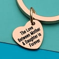 thumbnail image 3 of Mom Gift from Daughter Keychain Gift for Mother of Bride Daughter to Mother Gifts Wedding Gift from Bride Thanksgiving Mothers Day Christmas Birthday Gift The Love Between Mother & Daughter is Forever, 3 of 4