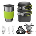 thumbnail image 2 of Camping Camping Cookware Portable Mess Kit Camping Pot And Pans Cooking Set, 2 of 7