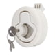 thumbnail image 1 of Cerradura para autocaravana, cerradura para puerta de armario de autocaravana, cerradura para autocaravana integrada, cerradura blanca para autocaravana, estándares líderes en la industria, 1 of 9