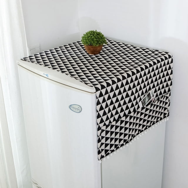 Refrigerador, Fácil De Limpiar, Estilo Rural, Suministro Para El Hogar, Cubierta Antipolvo, Accesorios De Cocina, Protector De Lavadora Para Bar Advancent HA041012-06