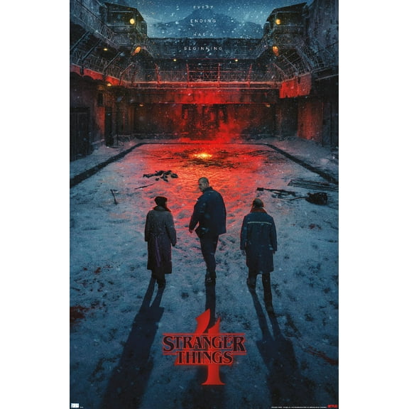 Netflix Stranger Things: Season 4 - Russia Teaser One Sheet Wall Poster, 22.375" x 34"