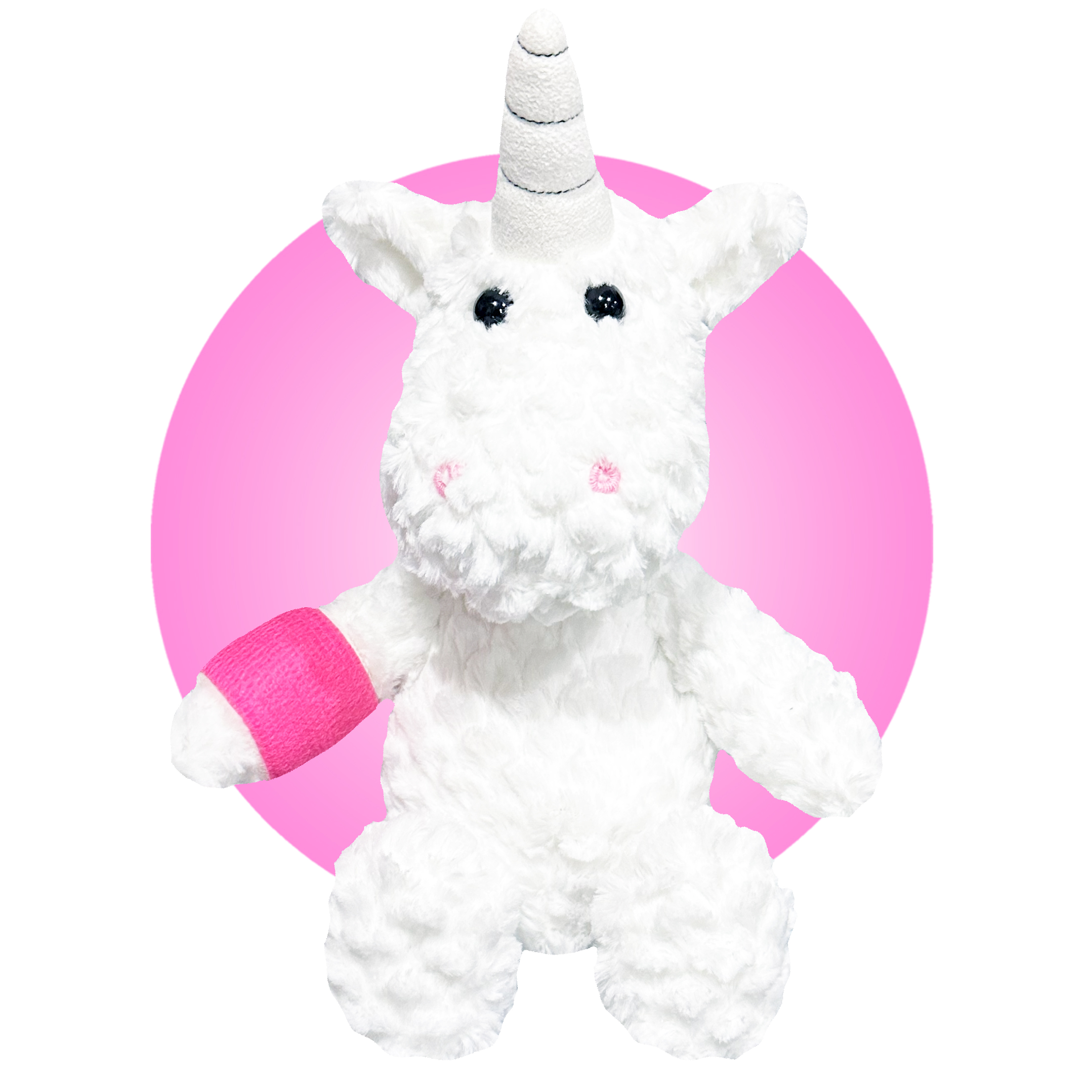 Broken Arm Gift for Little Girls - Get Well Soon Gift Kids - Stuffed Animal Unicorn wearing a Cast by Kikilishop