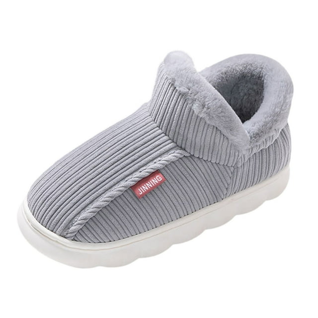 Uinagy Chaussures Chaudes Épaisses en Coton pour Hommes et Femmes