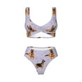 thumbnail image 4 of Daiia German Shepherd Dog Women's Bikini Set Two Piece Swimsuit High Waisted Bikini Adjustable Straps Bikini Perfect for Beach, Pool, and Summer Vacation-XX-Large, 4 of 9