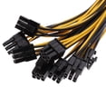 thumbnail image 4 of Cable Divisor de Alimentación Yotijar 6 Pines a Pines Riser 16x a 1x Cable PCIe, 4 of 10