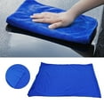thumbnail image 2 of Large Blue Microfibre Towel For Car Drying Cleaning Waxing Polishing Auto Detailing Polishing Cloth Home Clean Tools 60*160cm, 2 of 10