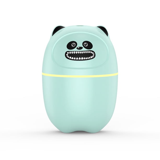Cateissary Humidificador Air Panda Difusor Aroma Cute Night Essential Light Hogar Recargable Delicado Pure Aromaterapia Humidificadores Verde Cateissary HA075708-02B