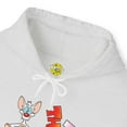thumbnail image 3 of 90s Nostalgia Retro Cartoon Hoodie, Pinky and the Brain Hooded Sweatshirt, 3 of 5