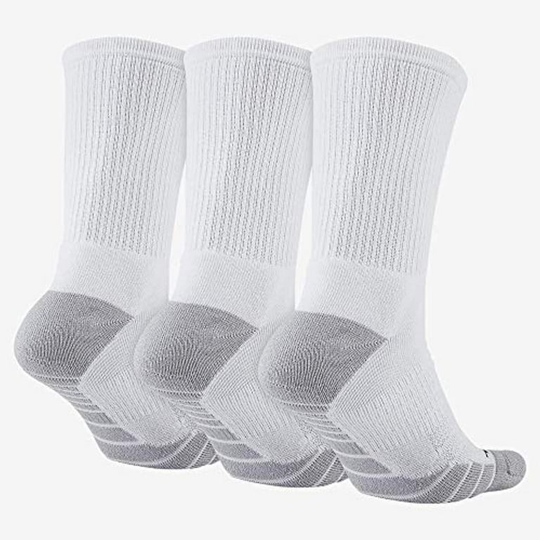 Nike Everyday Max Cushioned Training Crew Socks 3 Pairs Color White Wolf Grey Black Size XL Walmart