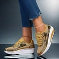 thumbnail image 5 of Platform Sneakers for Women - All Day Comfort Walking Shoes with Wedge Sole & Anti-slip soles, 5 of 6
