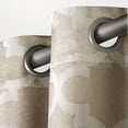 thumbnail image 5 of Exclusive Home Curtains 2 Pack Cartago Insulated Woven Blackout Grommet Top Curtain Panels, Taupe, 54x108, 5 of 6