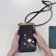 thumbnail image 4 of Cartera bandolera para mujer, para oficina y papelería, con compartimento para teléfono móvil, pequeña, tipo cartera., 4 of 6