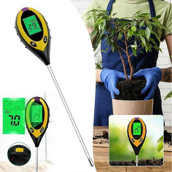 4 in 1 Digital Soils Tester Multipurpose Soils Moisture Test Tool for Garden Lawn