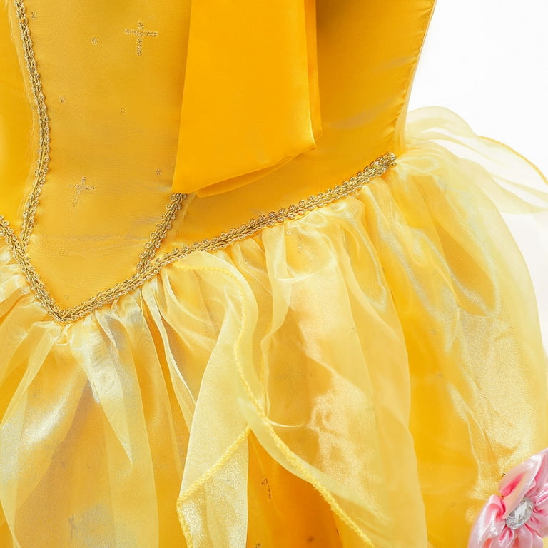 Disney Princess Belle Costume Princess Dress Walmart Disney
