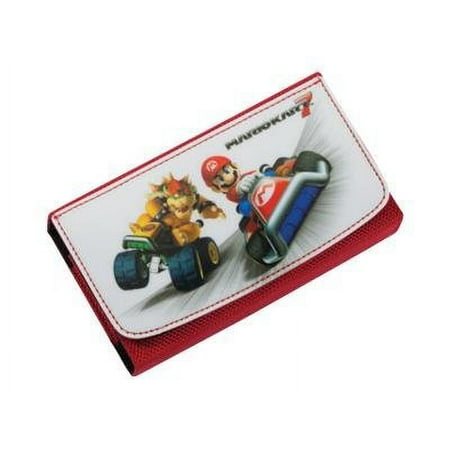 Mad Catz Mario Kart - Wallet for game console - white, red - for Nintendo 3DS