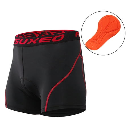 ARSUXEO Men's Cycling Underwear 3D Padded Bike Bicycle MTB