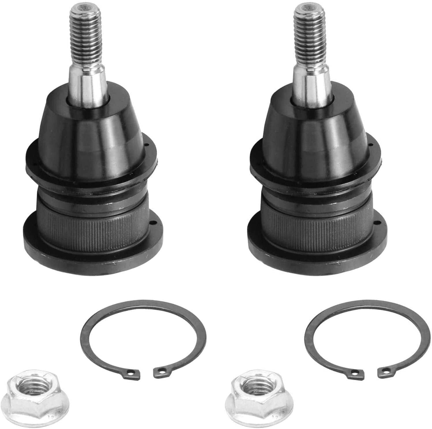 Detroit Axle - 12pc Front Ends Kit for Chevy Silverado Avalanche Tahoe GMC Sierra Yukon XL 1500 Cadillac Escalade ESV EXT, 4 Ball Joints 4 Tie Rods 2 Sway Bars 1 Idler 1 Pitman Arm Replacement