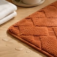 thumbnail image 6 of AuroraX Bathroom Rug Non Slip Backing Absorbent Quick Dry Washable Orange Large Bath Rugs for Bathroom Floor Bath Mat for Tub, 6 of 7