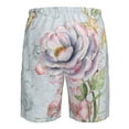thumbnail image 6 of Disketp Men'S Swim Trunks Hawaiian Breathable Surf Beach Swimsuits Mesh Lining Beach Shorts With Pockets-Vintage Rose, 6 of 9
