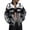 Dark Gray, variant on Race Car Driver Jacket, Womens Racing Jacket, Vintage Color Block Bomber Jacket, Loose Fit Zip Up Y2K Streetwear Outerwear with Stand Collar for Casual Outfits, Music Festivals and Daily Wear