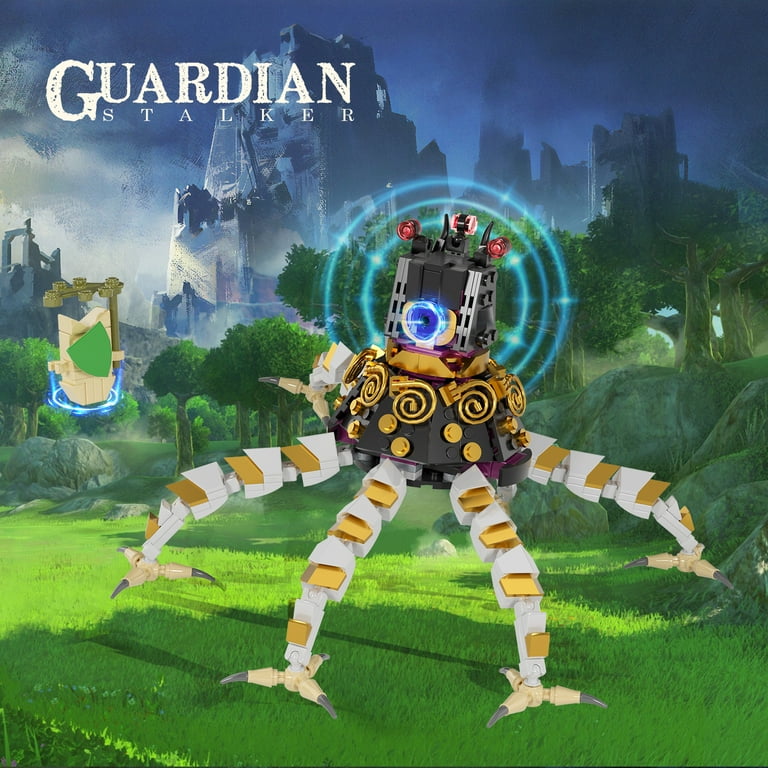 Guardian Building Kit BOTW Hyrule Guardian and Korok Action