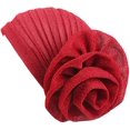 thumbnail image 3 of D-GROEE Shiny Flower Turban Shimmer Chemo Cap Hairwrap Headwear Beanie Hair Scarf, 3 of 7
