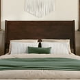 thumbnail image 2 of AFI Casanova Full Sized Solid Hardwood Panel Headboard in Walnut Brown, 2 of 8