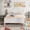 White, variant on Leumius Wood Platform Bed Full Bed Frame with Headboard and Footboard,Wood Slat Support for Bedroom Guest Room White