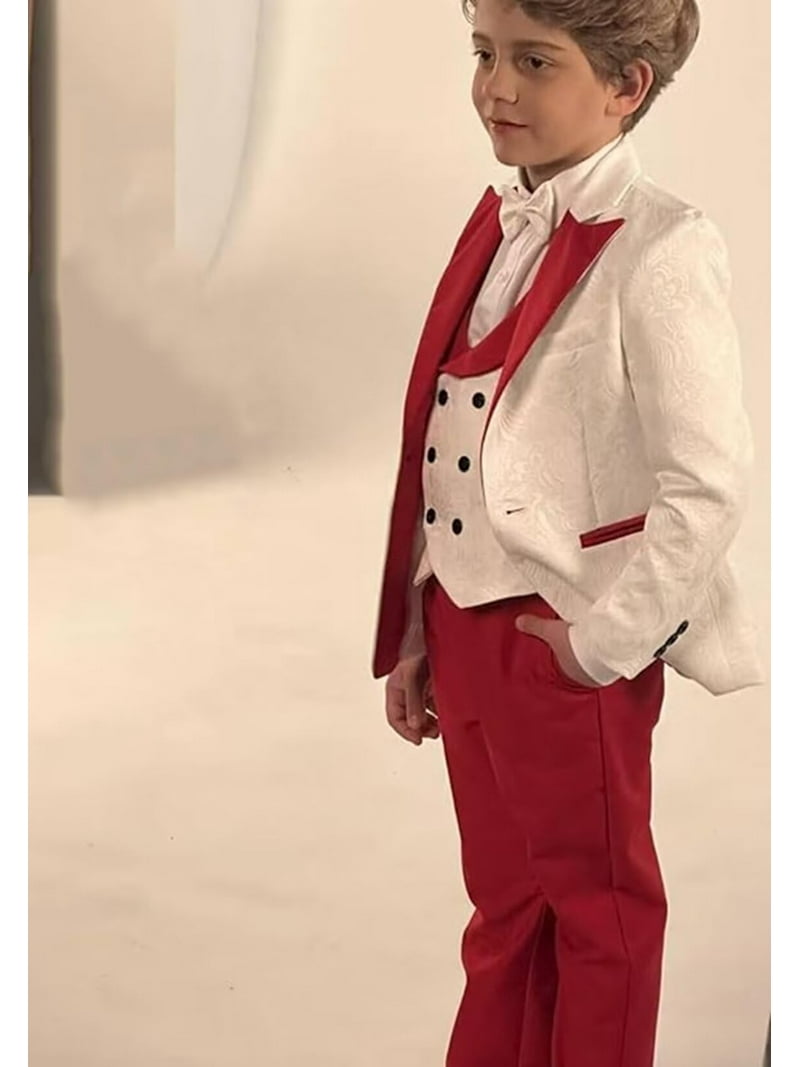 ETHAN Piece Boys Suits Floral Suit Set Slim Fit Tuxedo