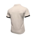 thumbnail image 4 of Yifymode Men's Textured Knit Short Sleeve Polo Shirt, Contrast Collar Regular Fit Everyday Casual Top Khaki S, 4 of 6