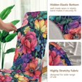 thumbnail image 5 of Yayeee 4 Pack Dining Chair Covers Stretch Parson Chairs Slipcovers Seat Protector, Ethereal Floral Harmony, 5 of 6