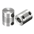 thumbnail image 6 of Uxcell 2PCS Motor Shaft 5mm to 12mm Helical Beam Coupler Coupling 25mm Dia 30mm Length, 6 of 6