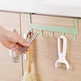 thumbnail image 4 of Over-the-Door Hook Rack with 5 Hooks for Coats, Towels, and Accessories Organizer for Home, Bathroom, and Kitchen Use, 4 of 5