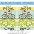 thumbnail image 5 of Toland Home Garden Pedal Power Flower Bicycle Flag Double Sided 12x18 Inch, 5 of 5