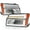 Chrome Housing Clear Lens, variant on Spec-D Tuning Chrome Headlights + Corner Lights w/ LED Tube Compatible with 2004-2012 Chevy Colorado, GMC Canyon Left+Right Head Lamp Assembly