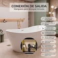 thumbnail image 4 of Tina De Baño Rack and Pack Lujo Fibra De Vidrio 170 X 72 X 70 Cm, 4 of 7