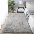 thumbnail image 2 of Pentantan 8ft x 10ft Shag Area Rugs, Fluffy Rug for Living Room Bedroom, Soft Plush Pile Indoor Carpet, Gray, 2 of 7