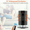 thumbnail image 6 of Costway 1500W Portable Oscillating Ceramic Tower Heater w/ Timer Remote Control Room Use, 6 of 11
