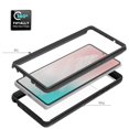 thumbnail image 3 of Dteck Samsung Galaxy Note20 Case, Hybrid Shockproof Silicone Rubber Bumper Anti-Slip Case Hard PC Clear Back Cover For Samsung Galaxy Note 20, Black, 3 of 7
