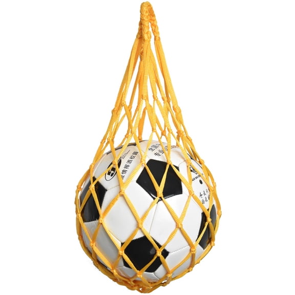 1PC ball net bag basketball tote bag youth football net outdoor sports nylon mesh storage ball type thickened net bag